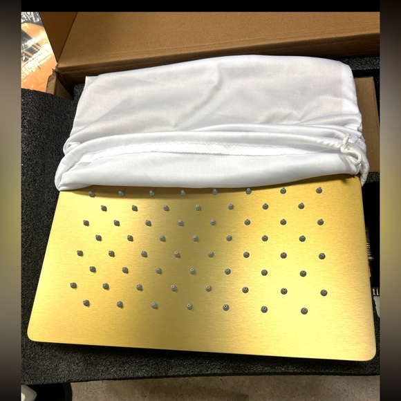 Brushed Gold 12” Ceiling Mounted Shower🚿System Rain🌧️Mixer Shower🚿Combo Set - Picture 5 of 11